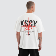 Kiss Chacey Prophecy Street Tee Natural White