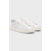Boss Kieran Lace-up trainers in polished leather with logo details natural
