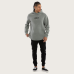 Kiss Chacey Reverence Dual Curved Hoodie Pigment Neutral Grey