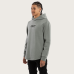 Kiss Chacey Reverence Dual Curved Hoodie Pigment Neutral Grey