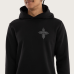 Kiss Chacey Worship Dual Curved Hoodie Jet Black
