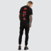 Kiss Chacey Stamp Dual Curved Tee Jet Black