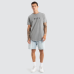 Kiss Chacey Surplus Dual Curved Tee Pigment Frost Grey 
