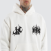 Kiss Chacey Thrash Relaxed Hoodie Natural White