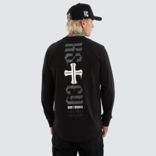 Kiss Chacey Tyres Dual Curved L/S Tee Jet Black