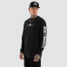 Kiss Chacey Tyres Dual Curved L/S Tee Jet Black