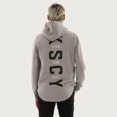 Kiss Chacey Wander Dual Curved Hoodie Pigment Frost Grey
