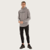 Kiss Chacey Wander Dual Curved Hoodie Pigment Frost Grey