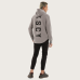 Kiss Chacey Wander Dual Curved Hoodie Pigment Frost Grey