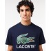 Lacoste Big Croc Logo Tee Navy