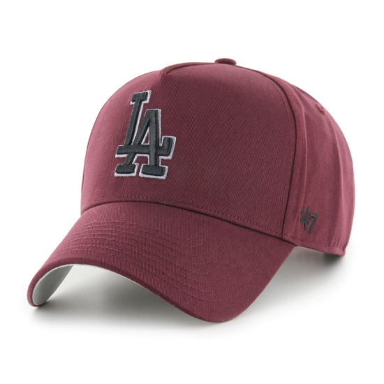 '47 Brand Los Angeles Dodgers Cooperstown Dark Maroon Sure Shot Cotton 47 MVP DT