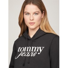 Tommy Jeans Reg Ess Logo Hoodie Black 