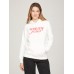 Tommy Jeans Reg Ess Logo Hoodie Ecru