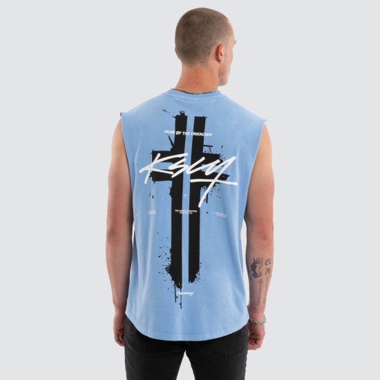 Kiss Chacey Letdown Dual Curved Muscle Pigment Vista Blue