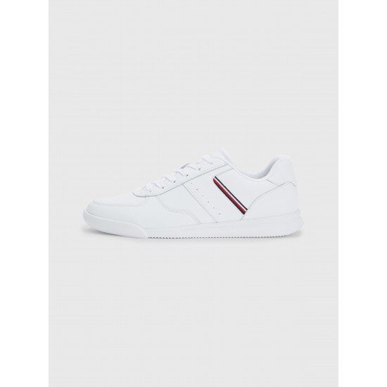 Tommy Hilfiger Lightweight Leather Detail Cup White