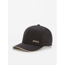 Boss Logo Cotton Cap Black