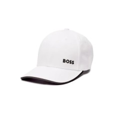 Boss Logo Cotton Cap White