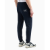 EA7 Emporio Armani Cotton Blend Logo Series Joggers Navy/White