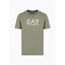 EA7 Emporio Armani Lux Identity Cotton Tee Military Green