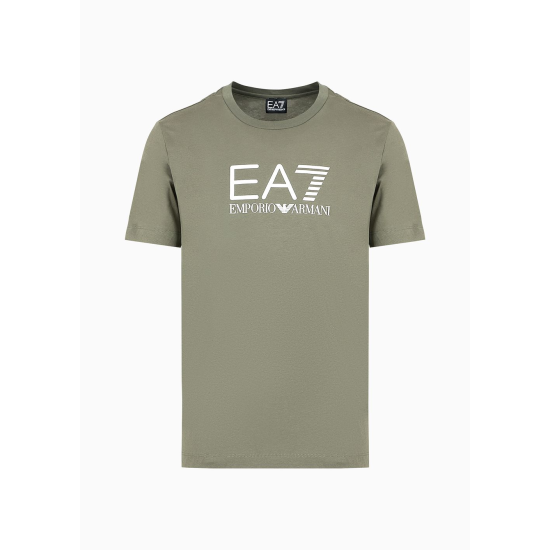 EA7 Emporio Armani Lux Identity Cotton Tee Military Green