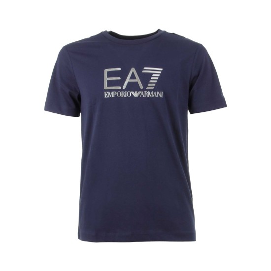 EA7 Emporio Armani Lux Identity Cotton Tee Navy