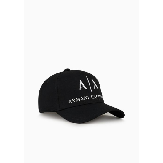 Armani Exchange Logo Visor Hat Black