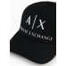 Armani Exchange Logo Visor Hat Black