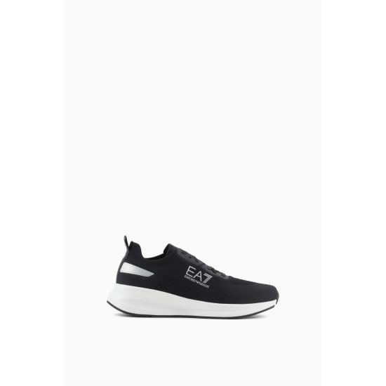 EA7 Emporio Armani Maverick Knit Sneaker Black