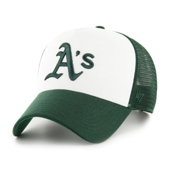 '47 Brand Oakland Athletics White/Dark Green Ballpark Mesh TT 47 OFFSIDE DT