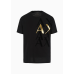 Armani Exchange Metal Print Tee Black