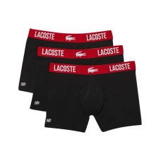 Lacoste 3 Pack Sport Microfibre Underwear Black/Red
