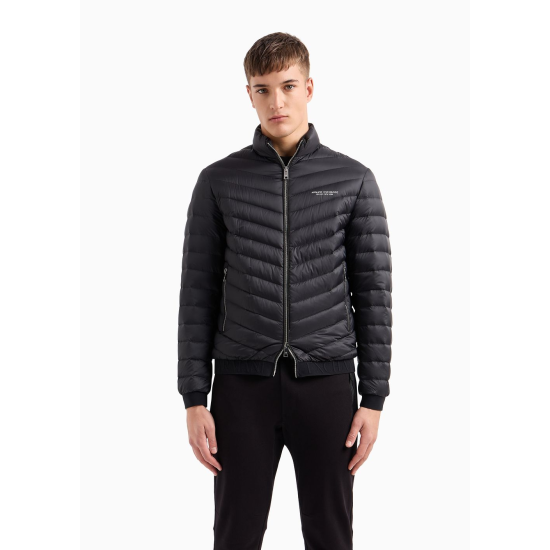 Armani Exchange Milano New York Puffer Jacket Black