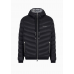 Armani Exchange Milano New York Hooded Puffer Jacket Black