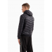 Armani Exchange Milano New York Hooded Puffer Jacket Black