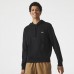 Lacoste Men's Kangaroo Pocket Organic Cotton Hooded Sweatshirt Black