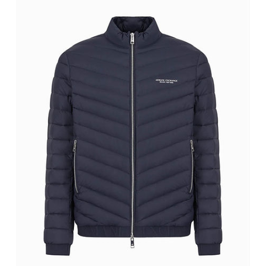 Armani Exchange Milano New York Puffer Jacket Navy