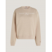 Tommy Hilfiger Modern Reg Corp Logo Sweater Beige