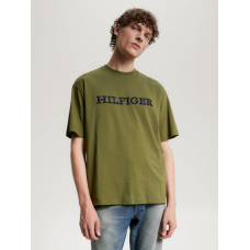 Tommy Hilfiger Monotype Embro Archive Fit Tee Putting Green