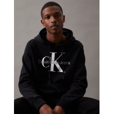 Calvin Klein Core Monogram Logo Hood Black