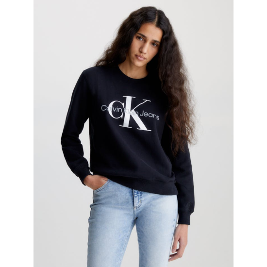 Calvin Klein Monologo Sweater Black WMNS
