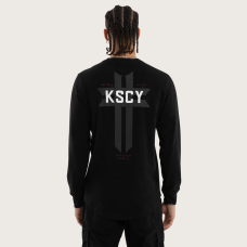 Kiss Chacey Mortal Cape Back L/S Tee Jet Black