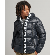 Superdry Code MTN Hooded Alpine Jacket Black