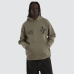 Kiss Chacey Nailed Relaxed Hoodie Khaki