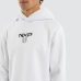 Nena and Pasadena Crew Dual Curved Hoodie Optical White Nena and Pasadena Crew Dual Curved Hoodie Optical White