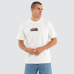 Nena and Pasadena Distance Classic Tee Natural White