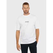 Nautica Spinnaker Collection Emporum Heavyweight Tee Oversized White