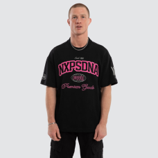 Nena and Pasadena Focus Loopback Raptor Tee Anthracite Black