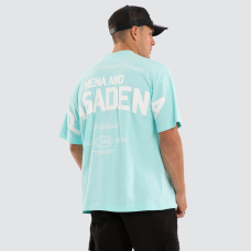 Nena and Pasadena Performance Raptor Tee Blue Light