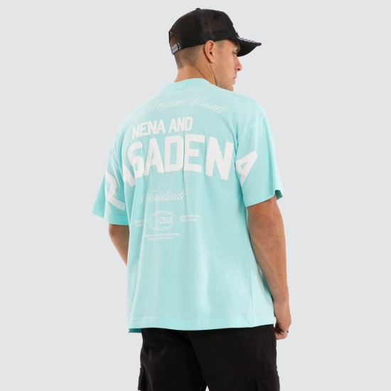 Nena and Pasadena Performance Raptor Tee Blue Light