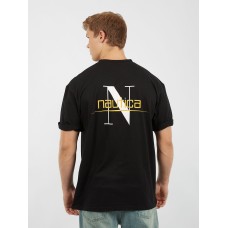 Nautica Spinnaker Collection Gaunt Heavyweight Tee Oversized Black